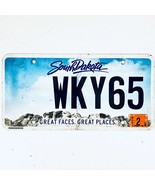 2018 United States South Dakota Great Faces Passenger License Plate WKY65 - £14.51 GBP