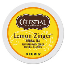 Celestial Seasonings Lemon Zinger Herbal Tea 24 Count Keurig K cup FREE ... - £23.58 GBP
