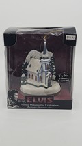 Vtg Santa&#39;s Best Illuminated Musical Ornament Elvis Presley Silent Night... - $29.69