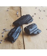 Raw Black Tourmaline Crystals Rough Tourmaline Stones Altar Crystals Med... - $54.84 CAD