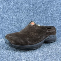 Merrell Primo Chill Slide Women Clog Shoes Brown Leather Slip On Size 7.5 Medium - £21.80 GBP