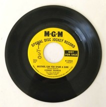 MGM Special Disc Jockey Record Connie Francis Somebody Else Taking My Pl... - $9.87