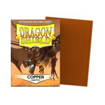 1 pack of 100 Dragon Shield Copper Matte Standard Sized Card Sleeves - £13.12 GBP