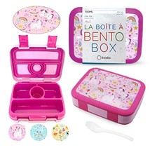 Kids Lunch Box - Bento Box For Boys Toddler Daycare, 4 Portion Sections ... - £22.29 GBP