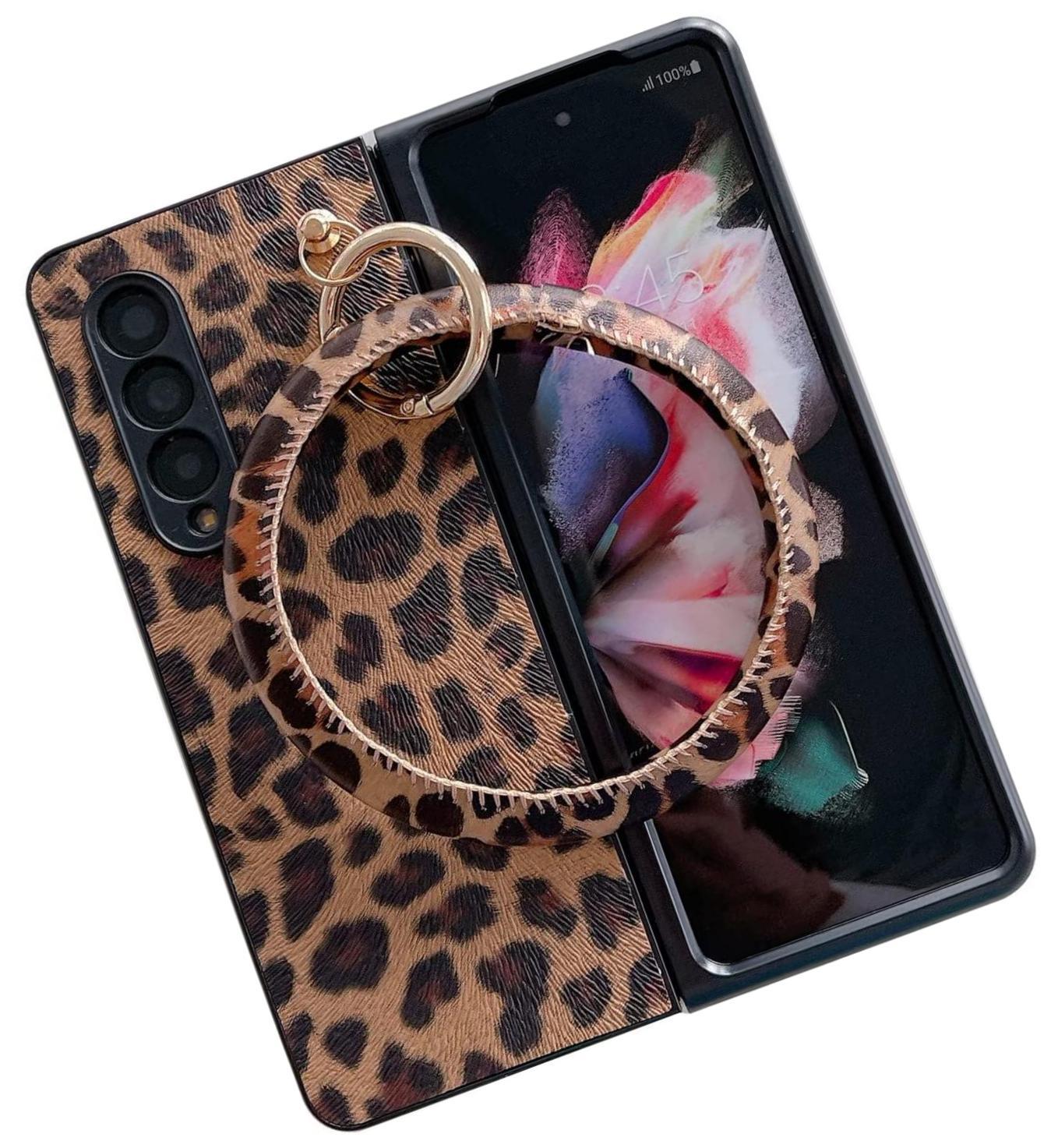for Galaxy Z Fold 4 Case Cute Z Fold 4 Case with Strap Ring