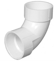 Charlotte Pipe  1-1/2-in x Hub 90-Degree Schedule 40 Elbow - £1.05 GBP