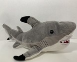 Fiesta North Carolina Aquariums plush gray white shark stuffed animal so... - £7.81 GBP
