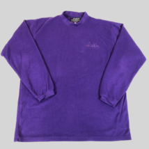 Vintage Mens Whistler Canada Polartec Fleece Long Sleeve Pullover Purple XL - $39.59
