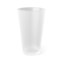 Frosted Pint Glass 16oz, Personalized Glassware, Custom Drinkware, Matte... - £17.83 GBP