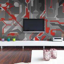 Tiptophomedecor Abstract Wallpaper Wall Mural - Abstract Geometric Paths - £70.78 GBP+
