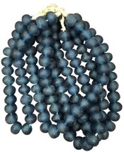 String Beads Colors May Vary Dark Blue Variable Vintage Sea Glass Handmade - £70.34 GBP