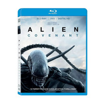 Alien Covenant Blu-ray + DVD + Digital HD 2017 Ridley Scott Fasbender Ha... - £12.22 GBP