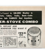 1966 Heater Stove Combo Advertisement Vintage Standard American RMCP DWF28 - $367.32 MXN