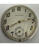 Krysler Pocket Watch Swiss Pocket Watch Movement 6 Jewel For Parts Not W... - €16,94 EUR