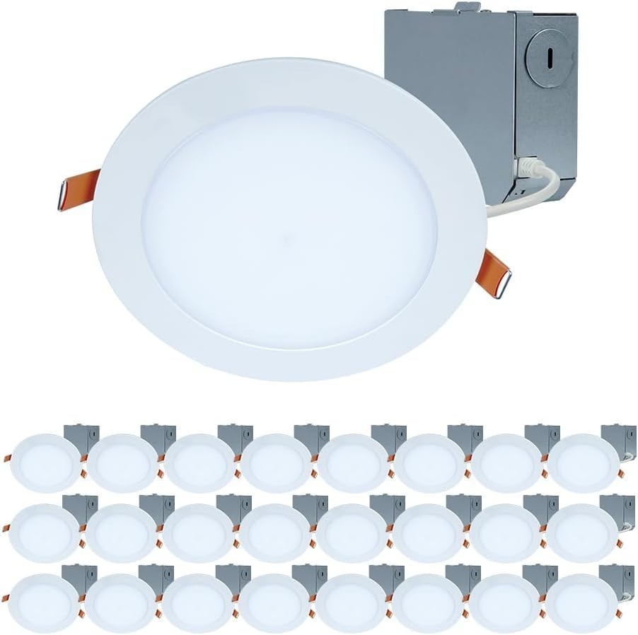 Pack of 24 HALO HLBE 6 in. Slim Canless Downlight 3000K Construction/Rem... - $197.01