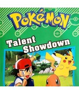 2017 Pokémon Talent Showdown Scholastic Paperback Book Anime Pikachu E87 - $373.69 MXN