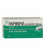 Aspirin 500 MG, to soothe symptomatic pain 2XPACKS Lot 2X 50 tablets  - £26.70 GBP