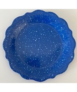 Pioneer Woman Set Of 8 Juliette Cobalt Speckled Salad Plates Melamine Ca... - $55.45
