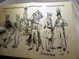 Leicht-Dragoner Regt.  Kol. Deutsch Legion Leib-Cuirassier 1700 Uniform ... - $9.46