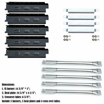 14-Pack Grill Repair Kit Heat Plates Burners Crossover Tubes Charbroil B... - $1,071.97 MXN