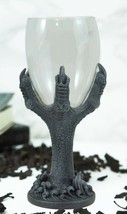 Alchemy Magic Gothic Dragon Claws 8oz Wine Glass Goblet Chalice Cup Serveware - £20.70 GBP