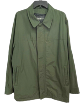 Eddie Bauer Men’s Lined Jacket Lightweight Olive Green Inside Pockets Si... - £28.11 GBP
