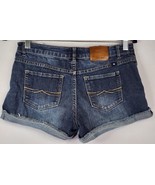 Lucky Brand Jean Shorts Big Girls 14 Blue Stretch Riley Denim Rolled Hem... - £14.99 GBP