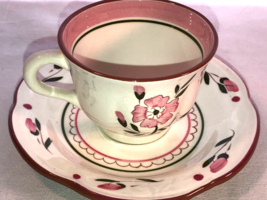 Stangl Pottery Colonial Rose Cup and Saucer Vintage - £23.58 GBP