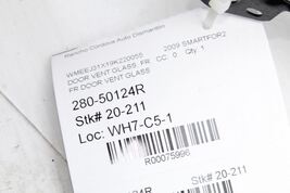 Right Passenger Side Door Vent Glass Fits 08-15 SMART 75996 image 12