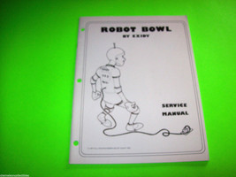 ROBOT BOWL 1977 ORIGINAL  VIDEO ARCADE GAME MANUAL Repair Service Book - £11.60 GBP