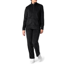 Athletic Works Women&#39;s Active Velour Zip-Up Track Jacket/Pants - Size XL (16/18) - £15.81 GBP