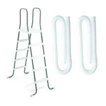 Intex Above Ground Swimming Pool Ladder & 2 Intex 1.25 In. Dia. Replacement Hose - £141.21 GBP