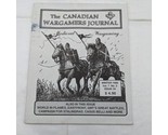 The Canadian Wargamers Journal Medevial Wargaming Vol 7 No2 Issue 34 Win... - £43.39 GBP
