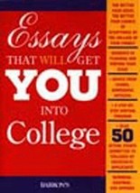 Essays That Will Get You into College Burnham, Amy; Kaufman, Daniel and ... - $14.85