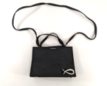 Kate Spade New York Small Crossbody Handbag Purse Black Canvas Gemstone ... - $38.69