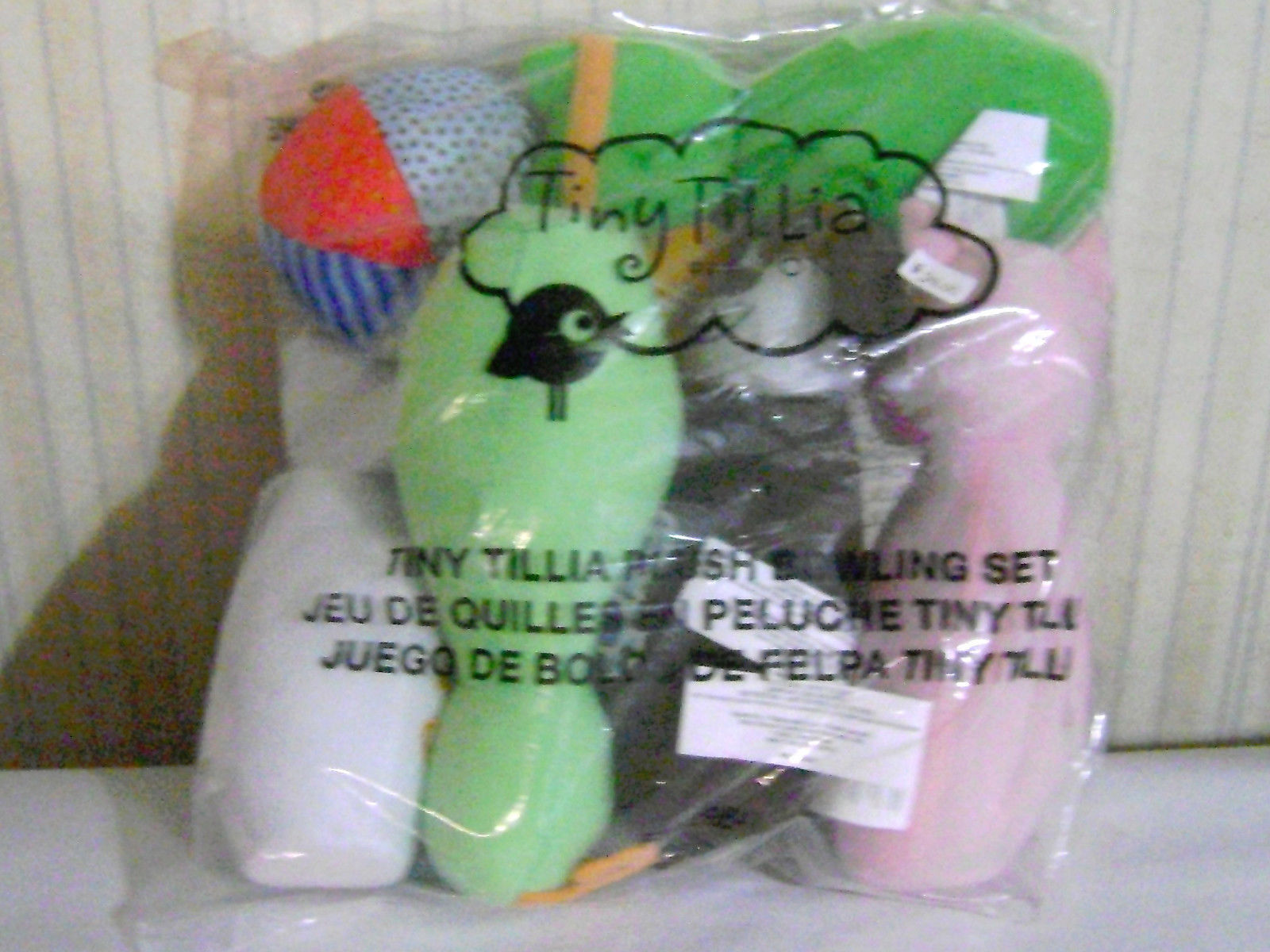 Primary image for Avon Tiny Tillia Plush Bowling Set - Soft & Safe - New in package! (Retired)