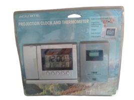 Acurite Projection Clock &amp; Thermometer Remote Temp Transmitter/Thermo Se... - $26.73