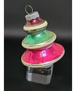 Vintage 1950s Shiny Brite UFO Tree Blown Glass Ornament Made in USA MCM - $34.28