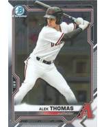 2021 Bowman Chrome Draft #BDC105 Alek Thomas - Diamondbacks Baseball Card {NM-MT - $0.99