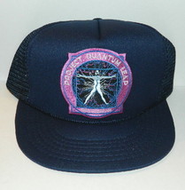Quantum Leap Television Show Logo Embroidered Patch on a Blue Baseball Cap Hat - £11.59 GBP