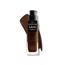 NYX Can't Stop Won't Stop Full Coverage Foundation Makeup Deep Ebony CSWSF25 - $5.00