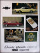 1966 Chevrolet Color Brochure Impala Corvette Chevelle Original GM 66 - £14.24 GBP