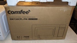 Comfee&#39; EM720CPL-PM Countertop Microwave Oven Eco Mode And Cu New In Box Dented - £56.26 GBP