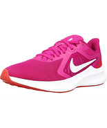 NIKE DOWNSHIFTER 10 NEW WOMEN&#39;S RUNNING SHOES SNEAKERS SIZE 7.5 PINK/WHITE  - $95.98 CAD