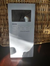 Motherhood Maternity Sheer Black Pantyhose Size A - $40.49 CAD