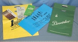 Vtg Lot of Italy Souvenir Shopping Bags 1960&#39;s 1970&#39;s dq - £19.24 GBP