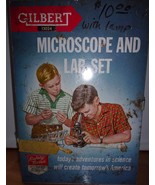 Vintage 1958 Gilbert 13024 Microscope And Lab Set Incomplete - $9.99