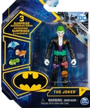 2021 Spin Master Dc Caped Crusader BAT-TECH The Joker 4 Inch Figure - £17.20 GBP