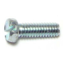 #8-32 x 1/2&quot; Zinc Slotted Indented Hex Head Machine Screws MSIHS-077 (40 pcs.) - $11.50