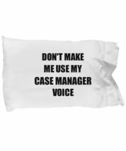 EzGift Case Manager Pillowcase Coworker Gift Idea Funny Gag for Job Pillow Cover - £17.38 GBP